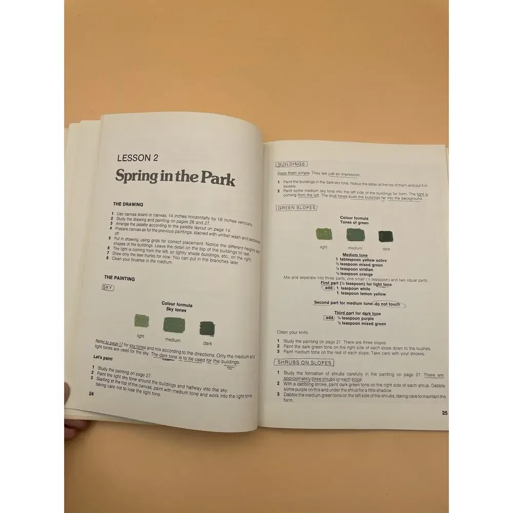 1st ED-Paint Along With Nancy Kominsky Book 1 Landscapes OIL HOW TO VHTF 1979
